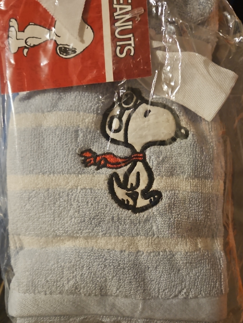 Hand Towel Set Snoopy Peanuts New